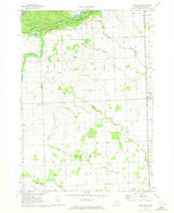 Kinde West Michigan Historical topographic map, 1:24000 scale, 7.5 X 7.5 Minute, Year 1970