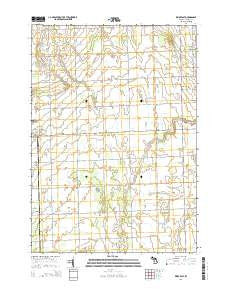 Kinde East Michigan Historical topographic map, 1:24000 scale, 7.5 X 7.5 Minute, Year 2014