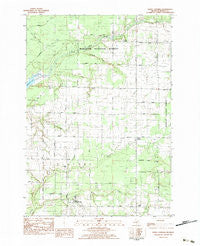 Kings Corners Michigan Historical topographic map, 1:25000 scale, 7.5 X 7.5 Minute, Year 1982