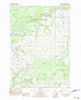 Kings Corners Michigan Historical topographic map, 1:25000 scale, 7.5 X 7.5 Minute, Year 1982