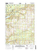 Kings Corners Michigan Current topographic map, 1:24000 scale, 7.5 X 7.5 Minute, Year 2017