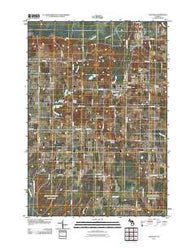Kingsley Michigan Historical topographic map, 1:24000 scale, 7.5 X 7.5 Minute, Year 2011