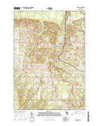 Kingsley Michigan Historical topographic map, 1:24000 scale, 7.5 X 7.5 Minute, Year 2014