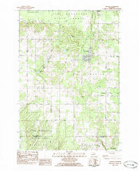 Kingsley Michigan Historical topographic map, 1:25000 scale, 7.5 X 7.5 Minute, Year 1983