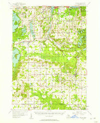 Kingsley Michigan Historical topographic map, 1:62500 scale, 15 X 15 Minute, Year 1956
