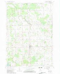 Kingston Michigan Historical topographic map, 1:24000 scale, 7.5 X 7.5 Minute, Year 1963