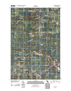 Kinross Michigan Historical topographic map, 1:24000 scale, 7.5 X 7.5 Minute, Year 2011