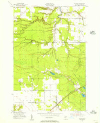 Kinross Michigan Historical topographic map, 1:24000 scale, 7.5 X 7.5 Minute, Year 1951