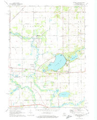 Klinger Lake Michigan Historical topographic map, 1:24000 scale, 7.5 X 7.5 Minute, Year 1972