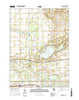 Klinger Lake Michigan Current topographic map, 1:24000 scale, 7.5 X 7.5 Minute, Year 2016