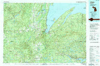 L'Anse Michigan Historical topographic map, 1:100000 scale, 30 X 60 Minute, Year 1991
