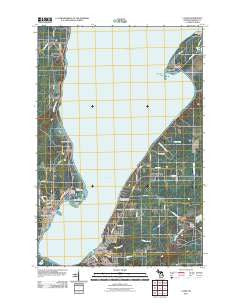 L'Anse Michigan Historical topographic map, 1:24000 scale, 7.5 X 7.5 Minute, Year 2011