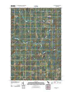 La Branche Michigan Historical topographic map, 1:24000 scale, 7.5 X 7.5 Minute, Year 2011