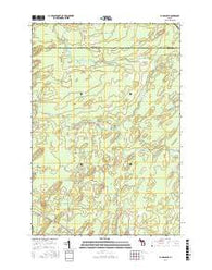La Branche Michigan Current topographic map, 1:24000 scale, 7.5 X 7.5 Minute, Year 2016