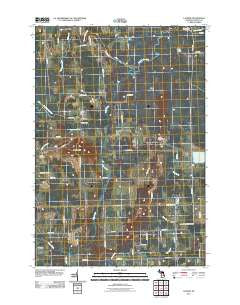 Lachine Michigan Historical topographic map, 1:24000 scale, 7.5 X 7.5 Minute, Year 2011