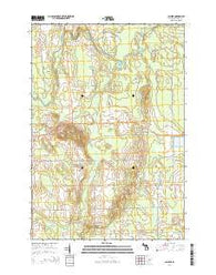 Lachine Michigan Historical topographic map, 1:24000 scale, 7.5 X 7.5 Minute, Year 2014