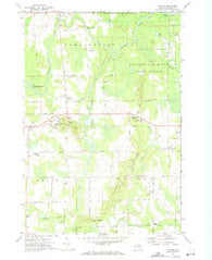 Lachine Michigan Historical topographic map, 1:24000 scale, 7.5 X 7.5 Minute, Year 1971