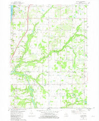 Lacota Michigan Historical topographic map, 1:24000 scale, 7.5 X 7.5 Minute, Year 1981