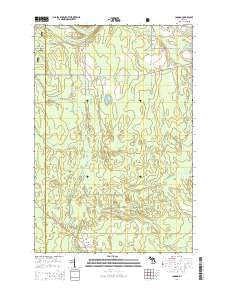 Ladoga Michigan Historical topographic map, 1:24000 scale, 7.5 X 7.5 Minute, Year 2014