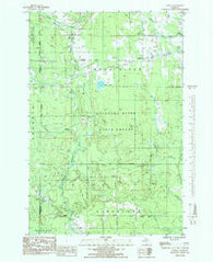 Ladoga Michigan Historical topographic map, 1:24000 scale, 7.5 X 7.5 Minute, Year 1985