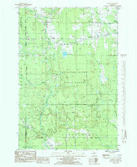 Ladoga Michigan Historical topographic map, 1:24000 scale, 7.5 X 7.5 Minute, Year 1985
