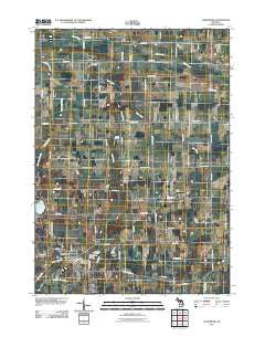 Laingsburg Michigan Historical topographic map, 1:24000 scale, 7.5 X 7.5 Minute, Year 2011