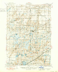 Laingsburg Michigan Historical topographic map, 1:62500 scale, 15 X 15 Minute, Year 1928