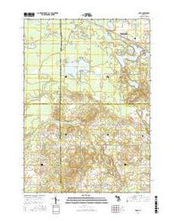Lake Michigan Current topographic map, 1:24000 scale, 7.5 X 7.5 Minute, Year 2017