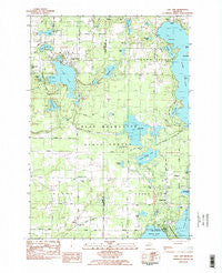Lake Ann Michigan Historical topographic map, 1:25000 scale, 7.5 X 7.5 Minute, Year 1983