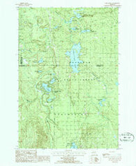 Lake Geneva Michigan Historical topographic map, 1:24000 scale, 7.5 X 7.5 Minute, Year 1986