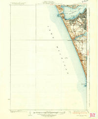 Lake Harbor Michigan Historical topographic map, 1:62500 scale, 15 X 15 Minute, Year 1936