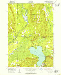 Lake Margrethe Michigan Historical topographic map, 1:24000 scale, 7.5 X 7.5 Minute, Year 1950