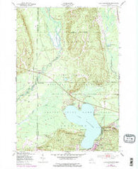 Lake Margrethe Michigan Historical topographic map, 1:24000 scale, 7.5 X 7.5 Minute, Year 1950
