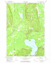 Lake Margrethe Michigan Historical topographic map, 1:24000 scale, 7.5 X 7.5 Minute, Year 1950