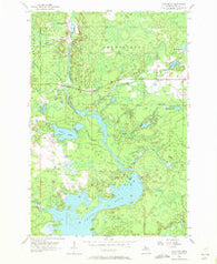 Lake Mary Michigan Historical topographic map, 1:24000 scale, 7.5 X 7.5 Minute, Year 1956
