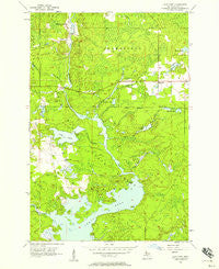 Lake Mary Michigan Historical topographic map, 1:24000 scale, 7.5 X 7.5 Minute, Year 1956