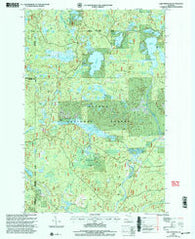 Lake Mitigwaki Michigan Historical topographic map, 1:24000 scale, 7.5 X 7.5 Minute, Year 1999