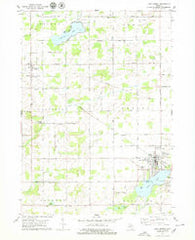 Lake Odessa Michigan Historical topographic map, 1:24000 scale, 7.5 X 7.5 Minute, Year 1978
