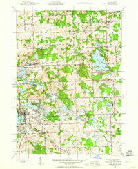Lake Orion Michigan Historical topographic map, 1:24000 scale, 7.5 X 7.5 Minute, Year 1943