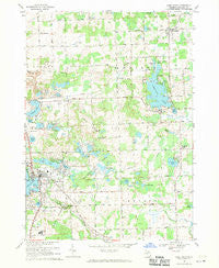 Lake Orion Michigan Historical topographic map, 1:24000 scale, 7.5 X 7.5 Minute, Year 1968