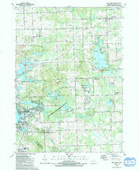Lake Orion Michigan Historical topographic map, 1:24000 scale, 7.5 X 7.5 Minute, Year 1991