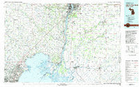 Lake St. Clair North Michigan Historical topographic map, 1:100000 scale, 30 X 60 Minute, Year 1981