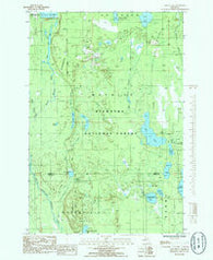 Lake Stella Michigan Historical topographic map, 1:24000 scale, 7.5 X 7.5 Minute, Year 1985