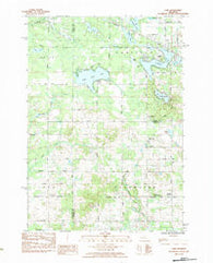 Lake Michigan Historical topographic map, 1:25000 scale, 7.5 X 7.5 Minute, Year 1984