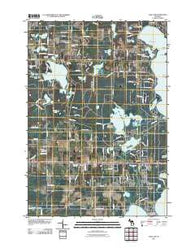 Lake Ann Michigan Historical topographic map, 1:24000 scale, 7.5 X 7.5 Minute, Year 2011