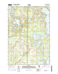 Lake Ann Michigan Historical topographic map, 1:24000 scale, 7.5 X 7.5 Minute, Year 2014