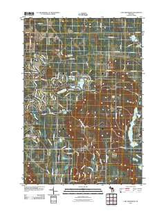Lake Arrowhead Michigan Historical topographic map, 1:24000 scale, 7.5 X 7.5 Minute, Year 2011