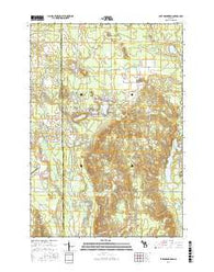 Lake Arrowhead Michigan Current topographic map, 1:24000 scale, 7.5 X 7.5 Minute, Year 2017