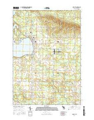 Lake City Michigan Current topographic map, 1:24000 scale, 7.5 X 7.5 Minute, Year 2016
