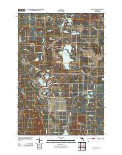 Lake Geneva Michigan Historical topographic map, 1:24000 scale, 7.5 X 7.5 Minute, Year 2011